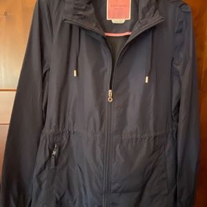 Kate Spade Packable Navy Jacket Small
